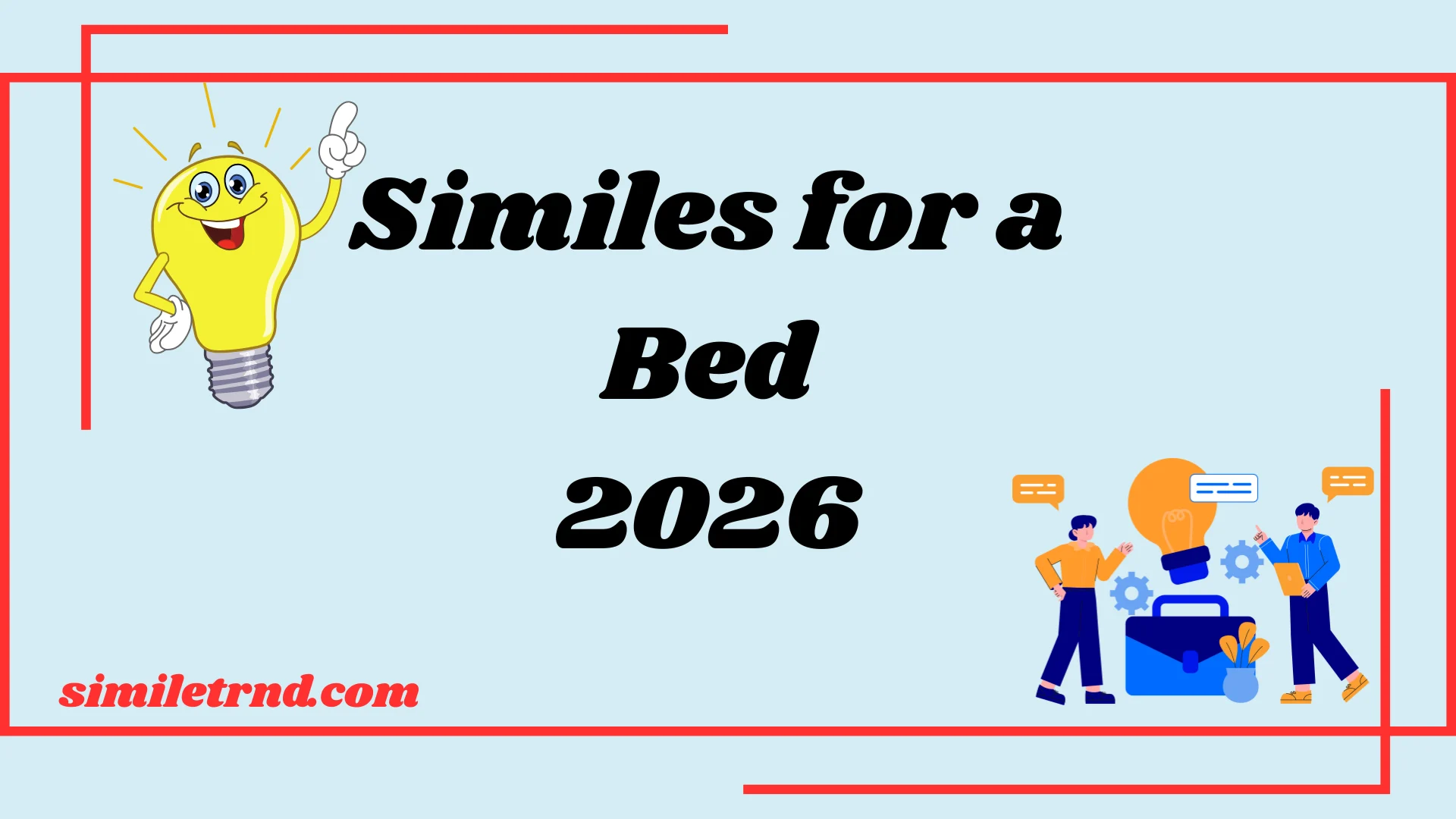 Similes for a Bed