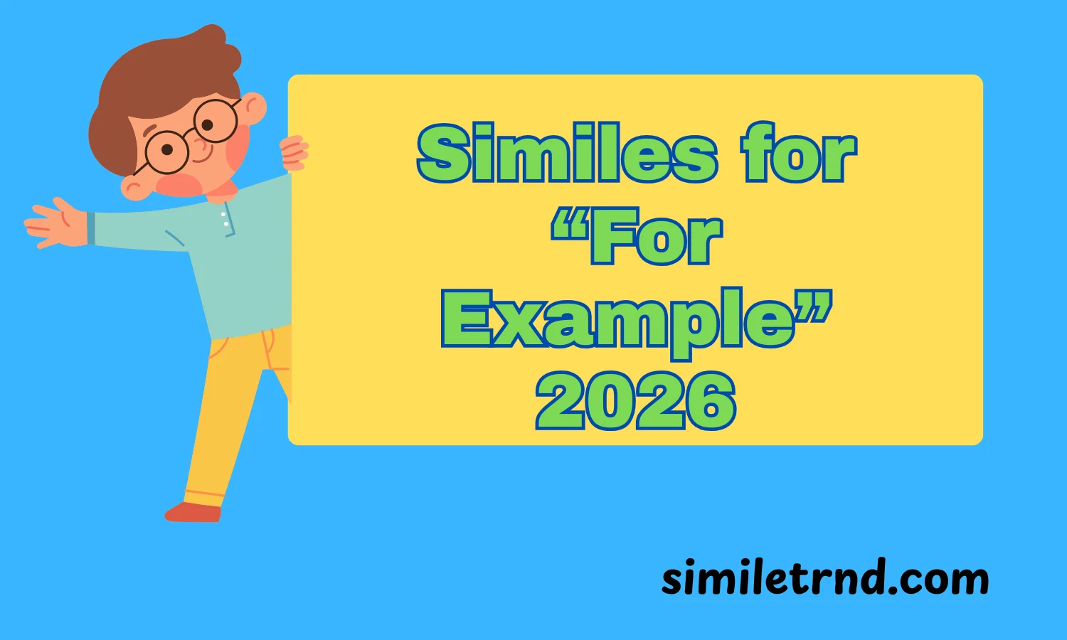 Similes for “For Example”