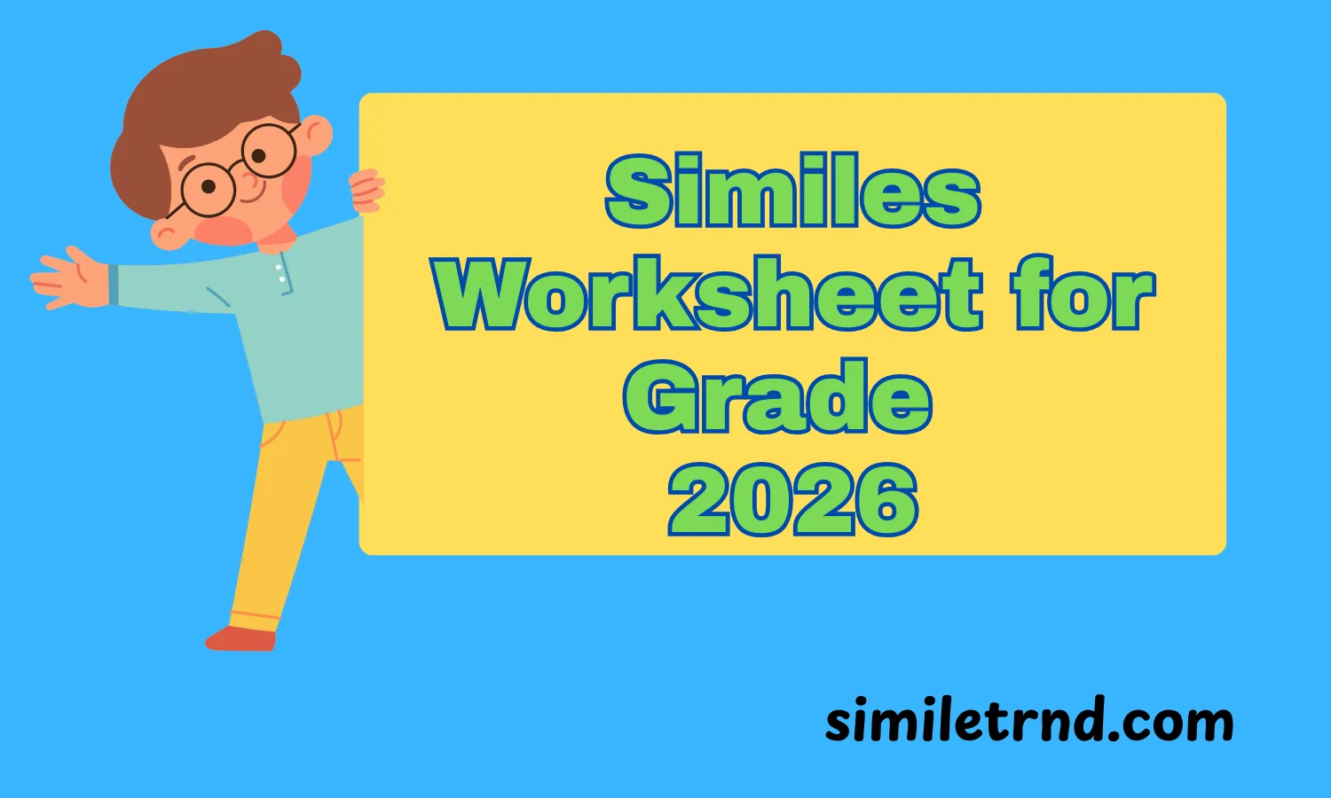 Similes Worksheet for Grade