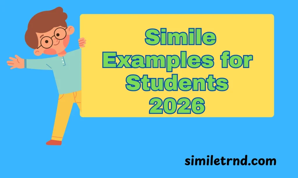 Simile Examples for Students