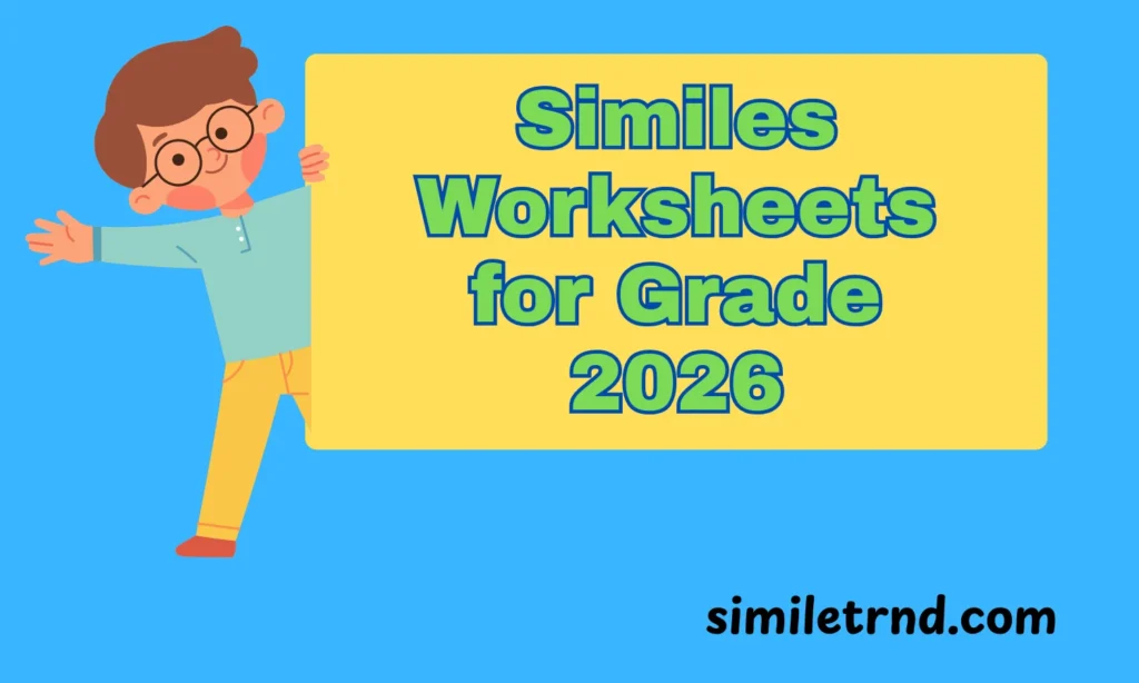 Similes Worksheets for Grade