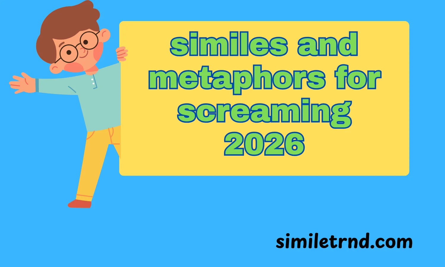 similes and metaphors for screaming