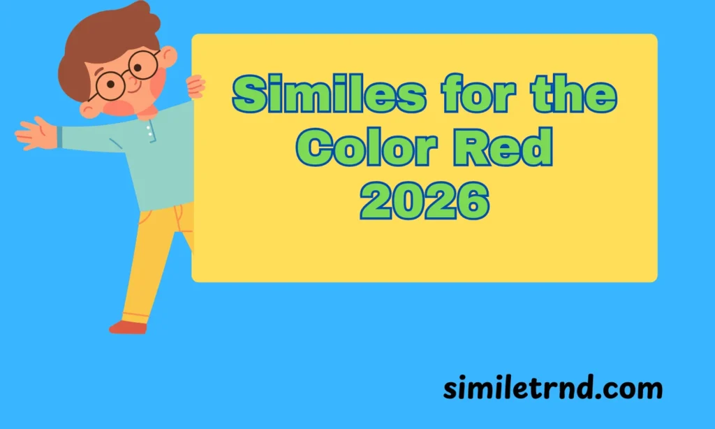 Similes for the Color Red