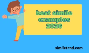best simile examples