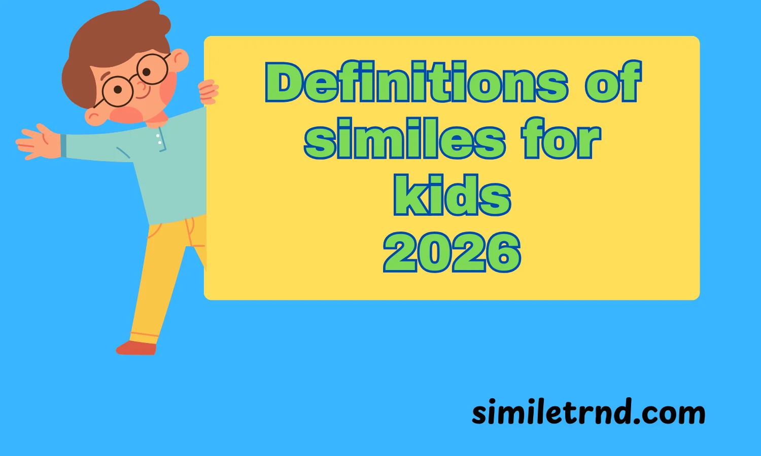 Definitions of similes for kids