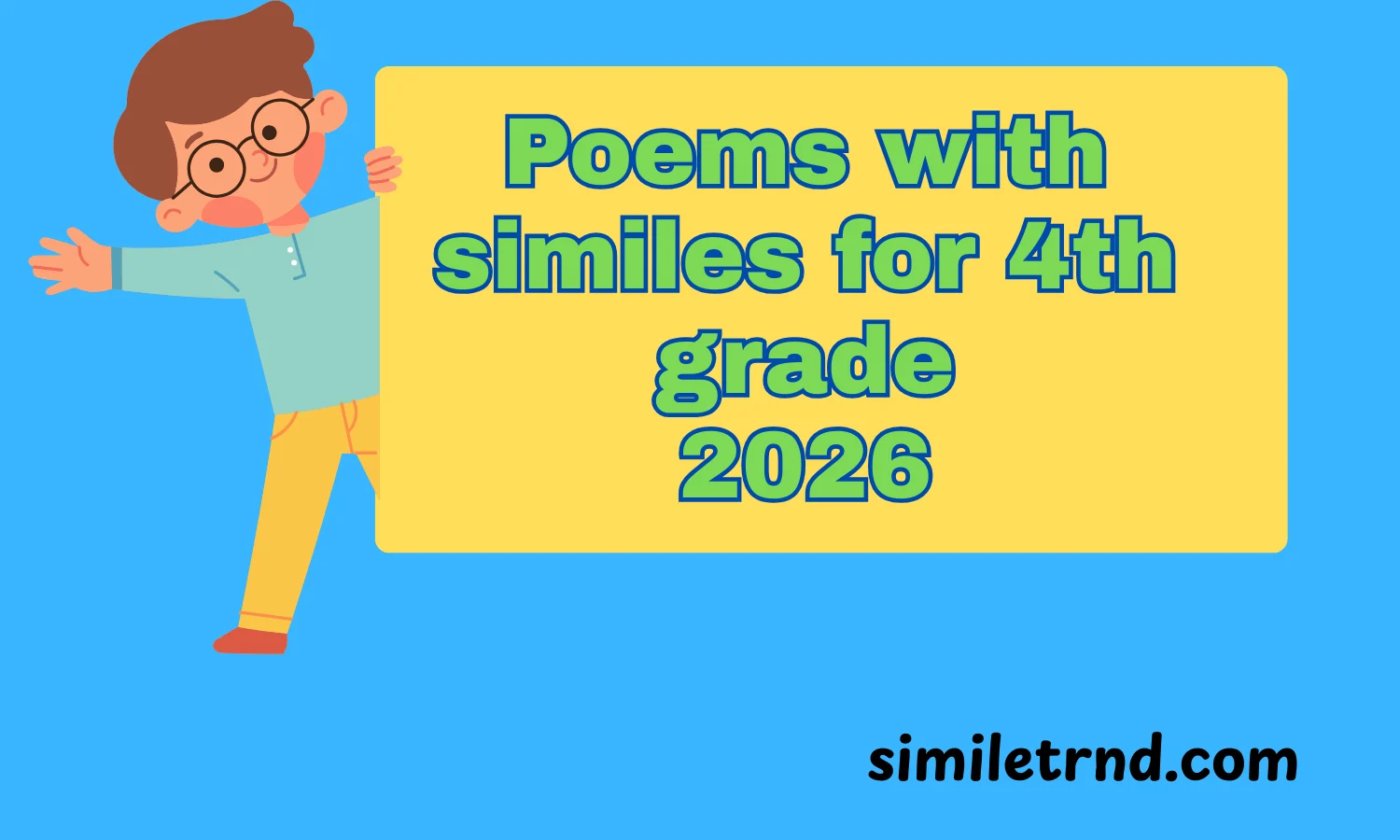 Poems with similes for 4th grade